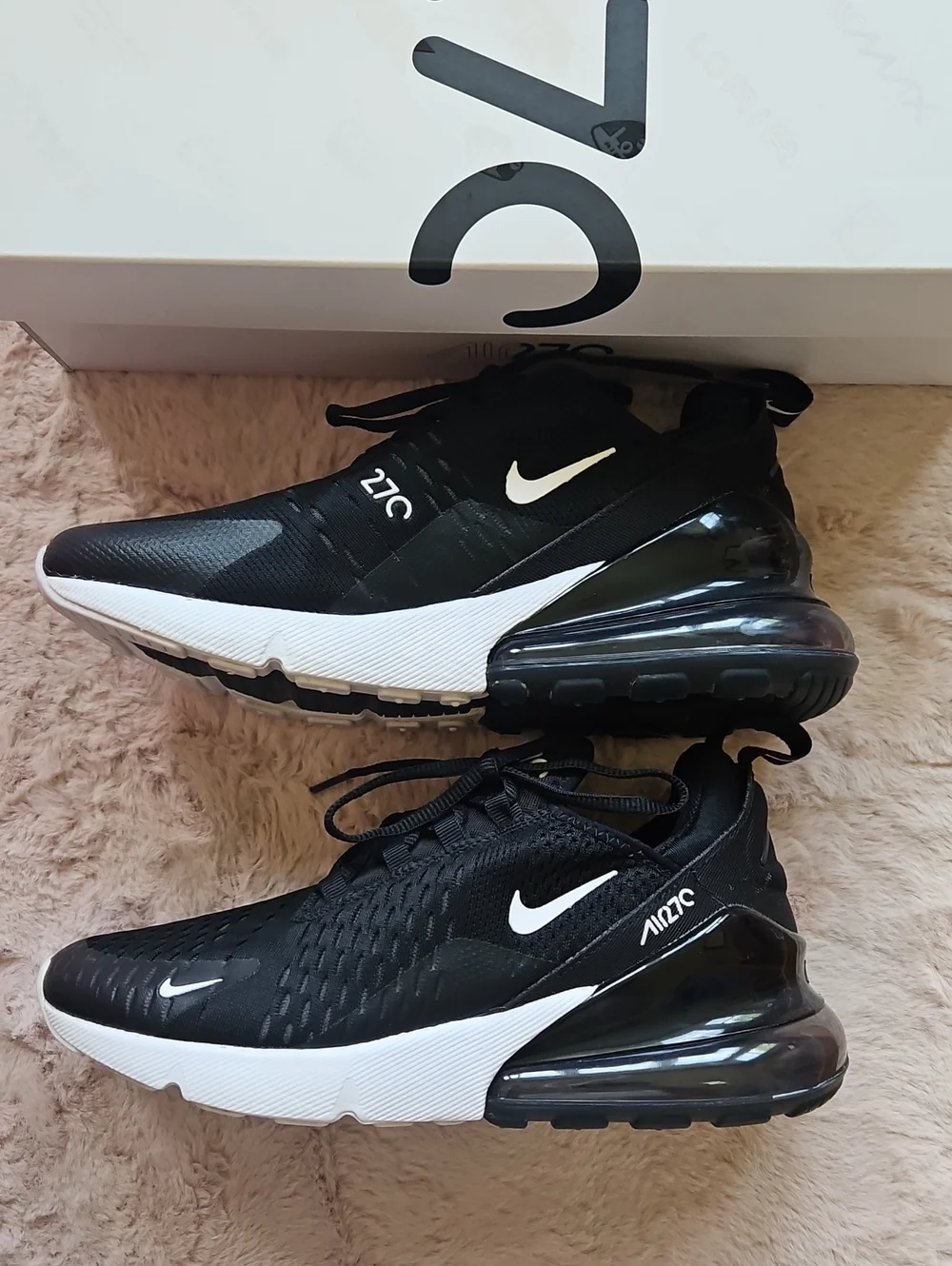 Womens Nike Air Max 270 Black/Anthracite White Size 7